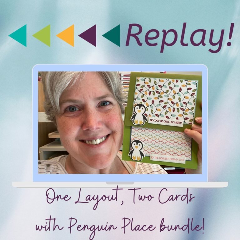 Video tutorial: One Layout, Two Cards with Penguin Place bundle!