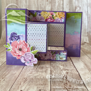 Inkyfingers Tri-Shutter Fold Card Tutorial