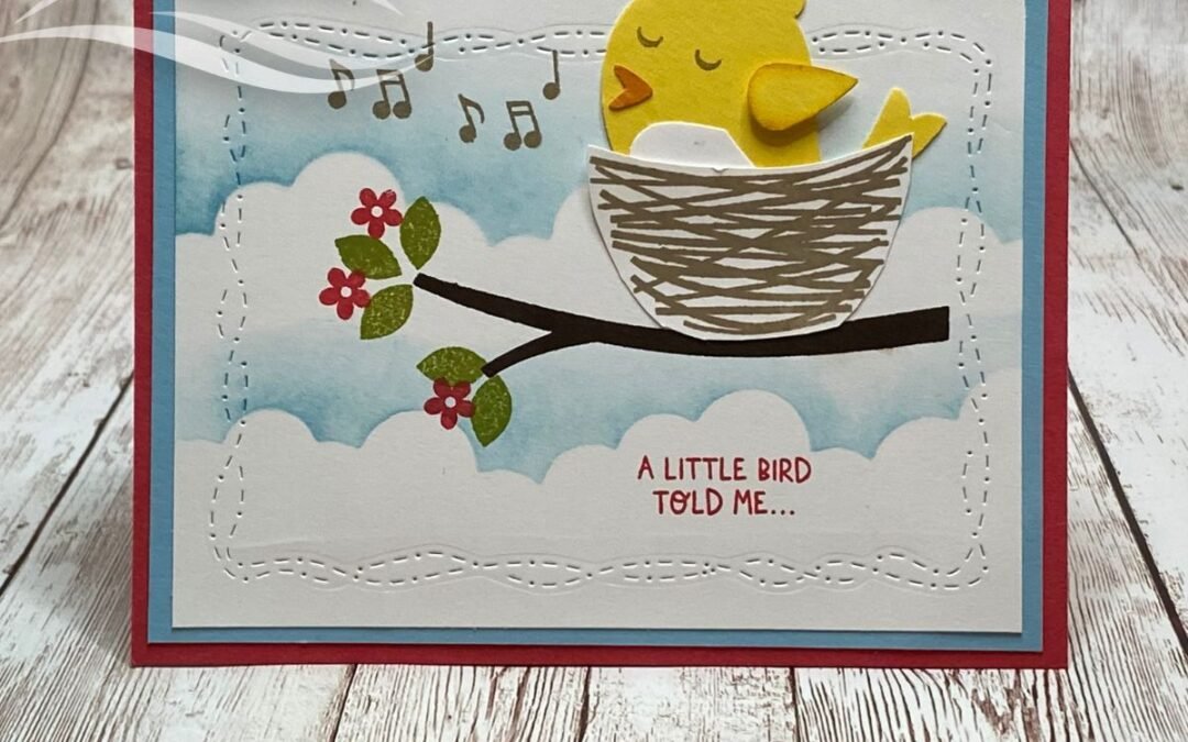 Video Tutorial: Sweet Card with Sweet Songbird