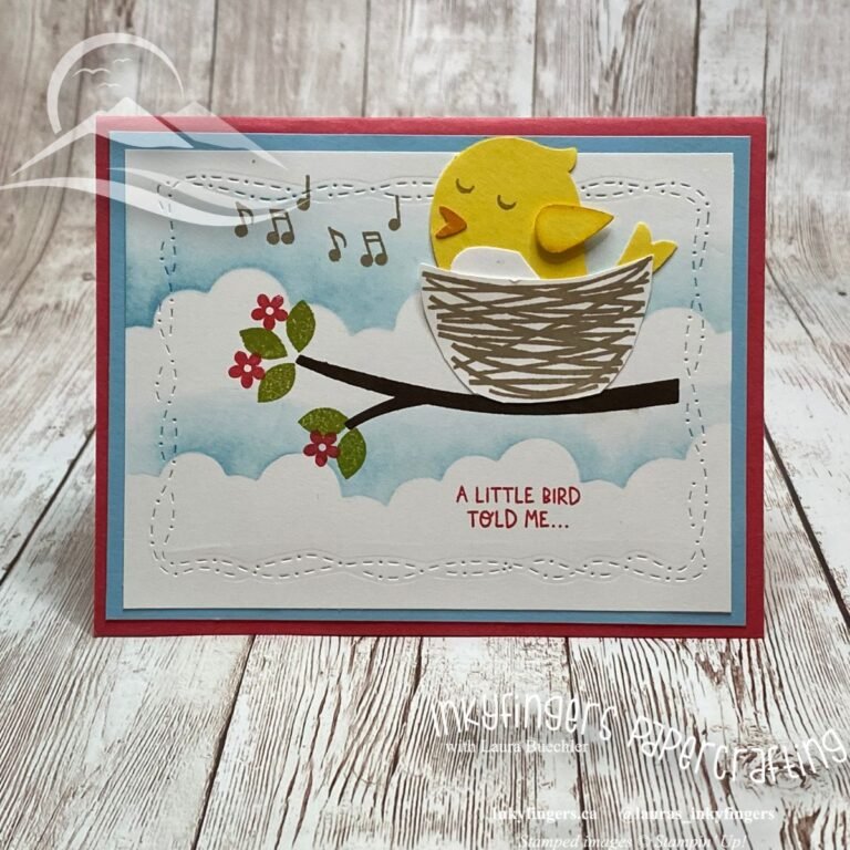 Video Tutorial: Sweet Card with Sweet Songbird