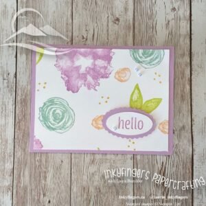 Inkyfingers Tutorial: Four-Way Stamping Technique