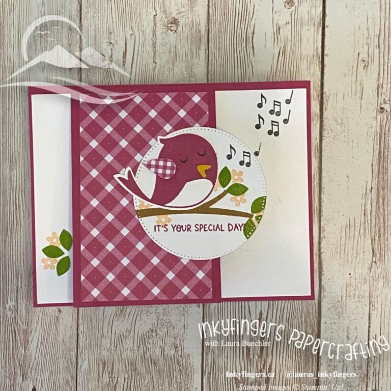 Video Tutorial: Flip-Top Songbird Card