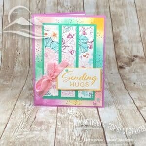 Inkyfingers Tutorial: Blended Background with New In Colors